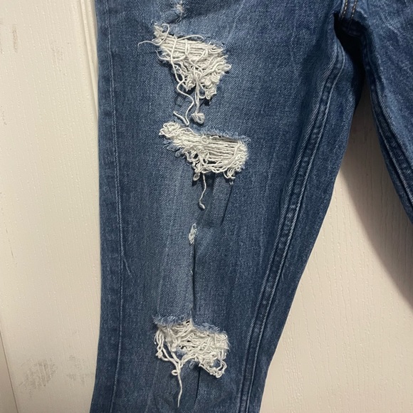 Curve Love Ripped Mom Jeans - Picture 5 of 12